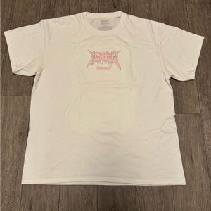 Primitive Dragon Ball Z T-Shirt Majin Buu White Size X-Large Anime